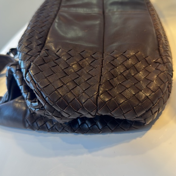Bottega Veneta Hobo Intrecciato Campana Brown Leather handbag - Picture 11 of 15